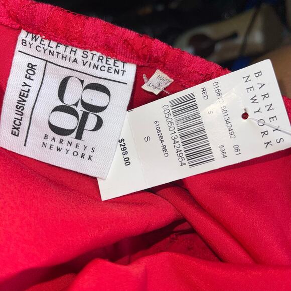 Red Lace Dress Eyelash Barneys New York - Picture 10 of 13